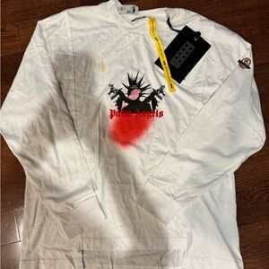Moncler Palm Angels White Tee Men XXL